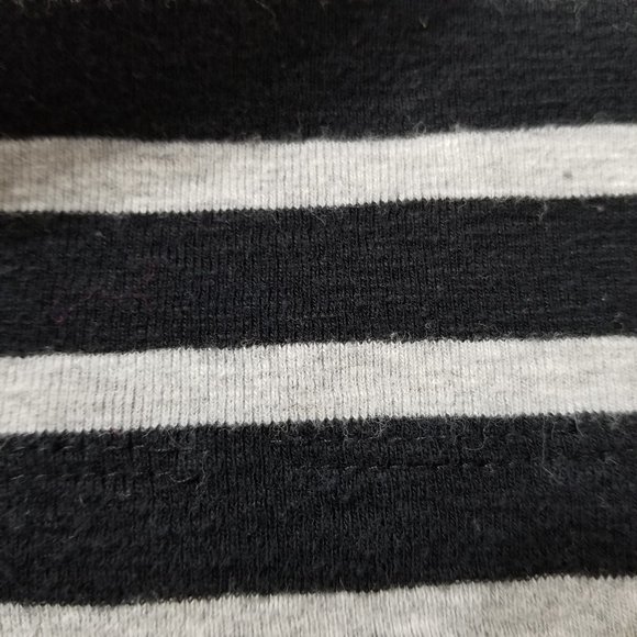 French Connection dress 8 striped knit long sleeve casual mini 100% cotton - Picture 6 of 8